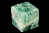 Polished Green Fluorite Cube - Mexico #153380-1